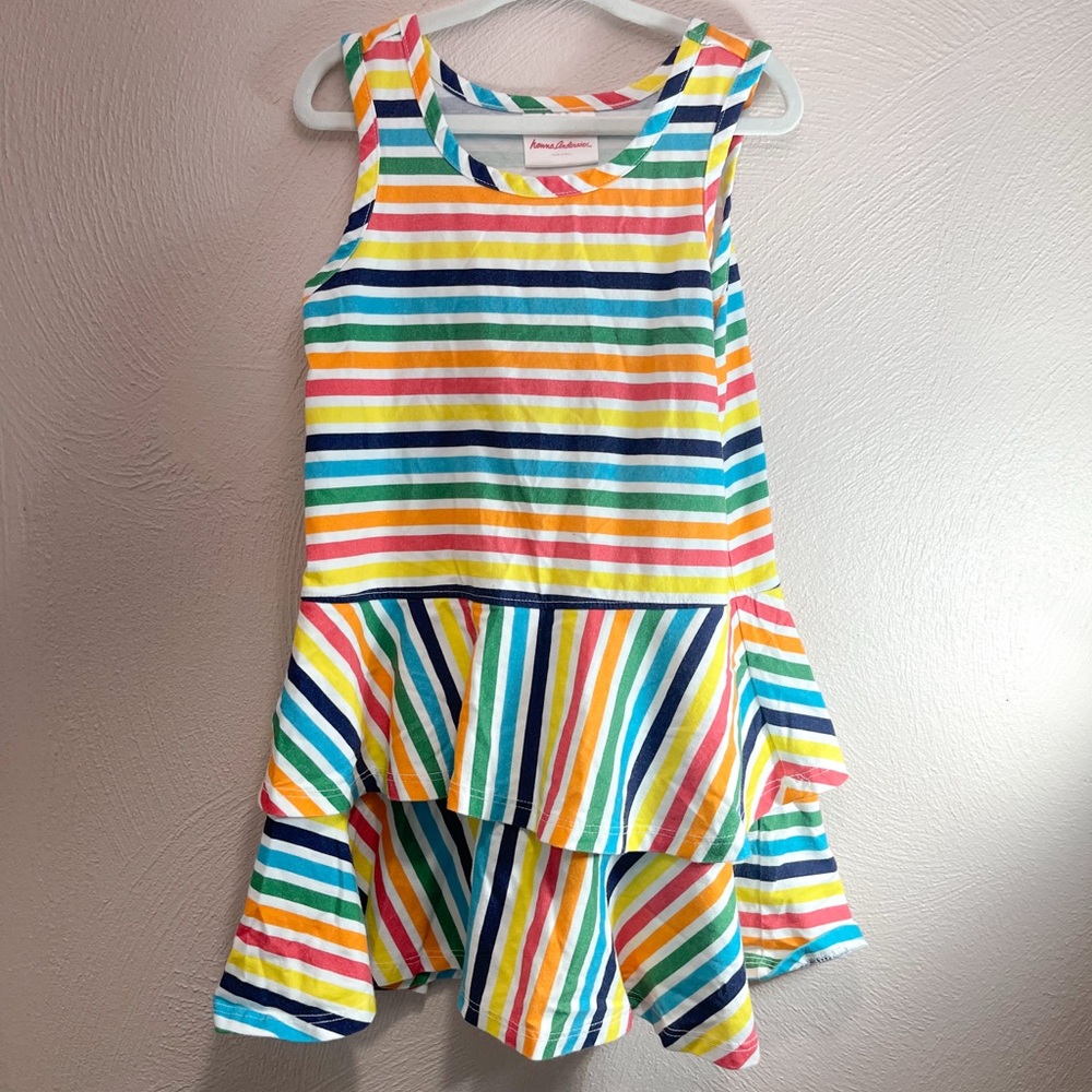 Hanna Andersson Multicolor Striped Dress
